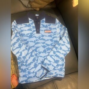 Vineyard Vines boys shirt fleece sweatshirt